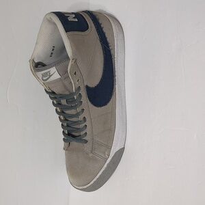 Rare Nike Blazer High Medium Gray Obsidian Men size 10.5
